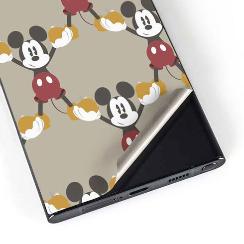 Disney Mickey Mouse Pattern Formation Galaxy S25 Ultra Skin